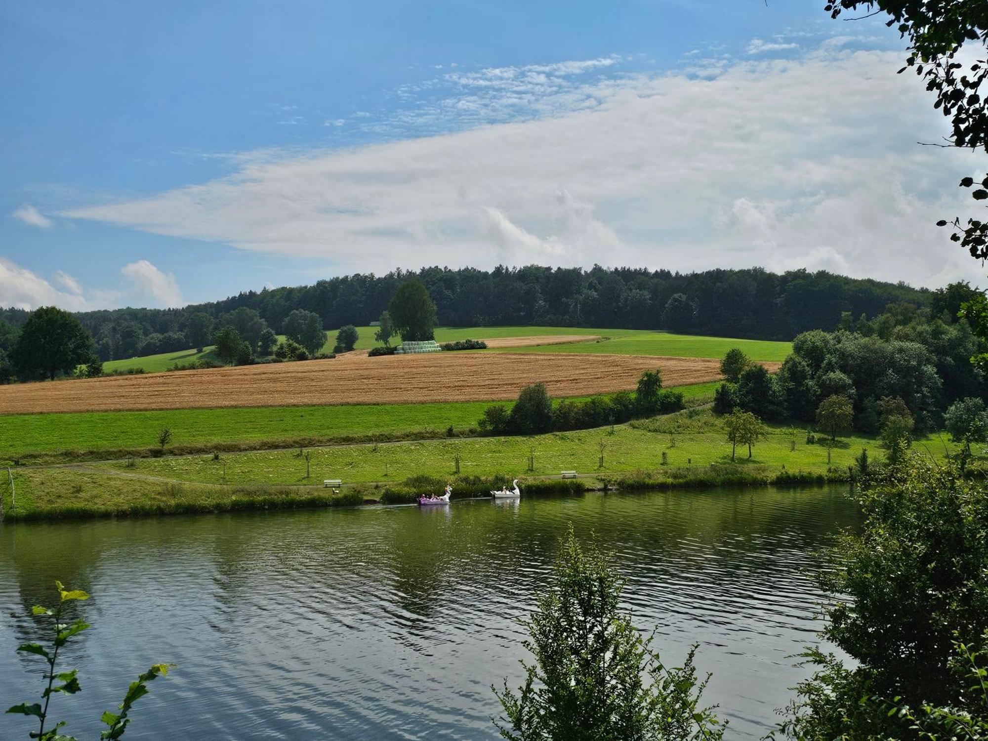 Ferienhaus "Baeren Ecke" Am See Im Bergland 키르하임 외부 사진